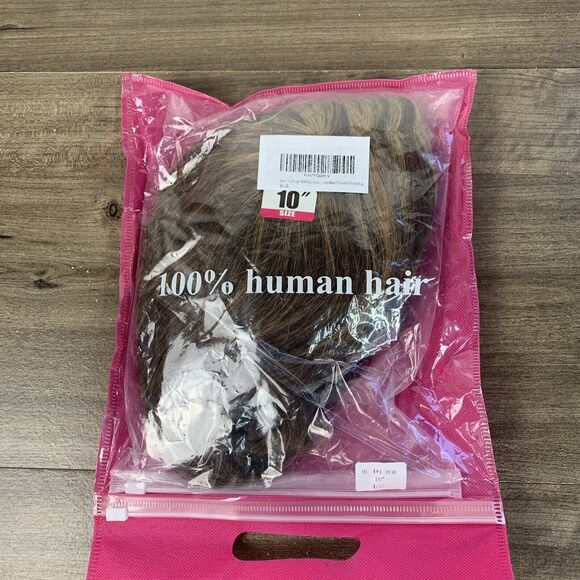 Ombre Highlights Bob Wig Glue Honey Blonde Colored Wigs Human Hair Straight 10" - Picture 4 of 9